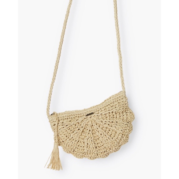 💛 Billabong Straw Crossbody Shoulder Bag - Picture 5 of 5